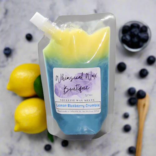 Lemon Blueberry Crumble Squeezie Wax Melts 8oz