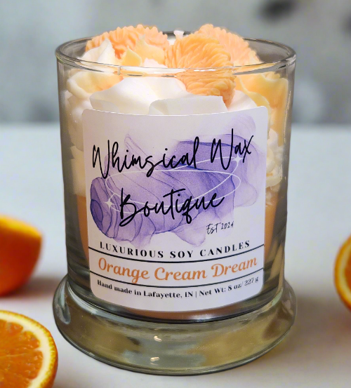 Dessert Candle: Orange Cream Dream