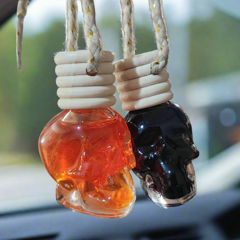 Hanging Skull Car Diffuser