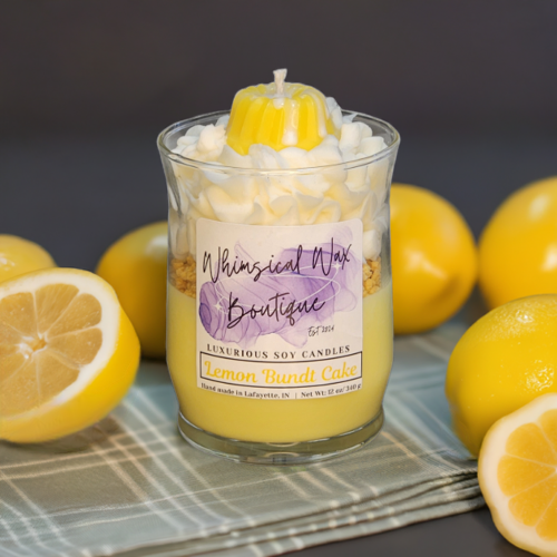 Dessert Candle: Lemon Bundt Cake