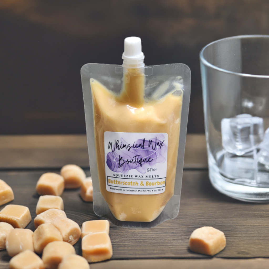 Butterscotch and Bourbon Squeezie Wax Melts 8oz